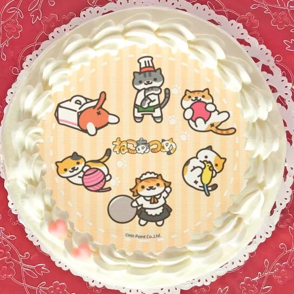 プリケーキ（びすとろさん＆しろちゃとらさん＆とびみけさん＆みけさん＆かふぇさん＆あかげさん）【特典缶バッジ付き】[ねこあつめ]