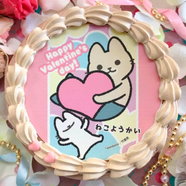 バレンタインプリケーキ2024【特典缶バッジ付き】[ねこようかい]