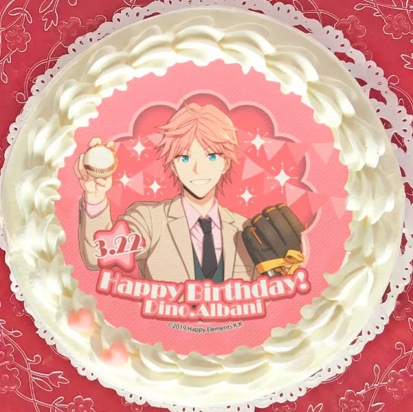 バースデープリケーキ2024（ディノ・アルバーニ）【特典缶バッジ付き】[エリオスライジングヒーローズ]