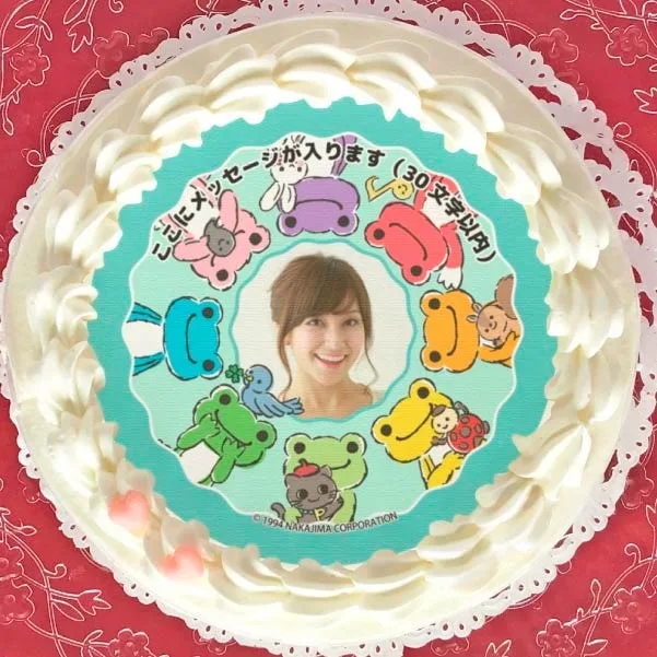 【写真メッセージ入り】プリケーキ（なかよし）【特典缶バッジ付き】[かえるのピクルス]