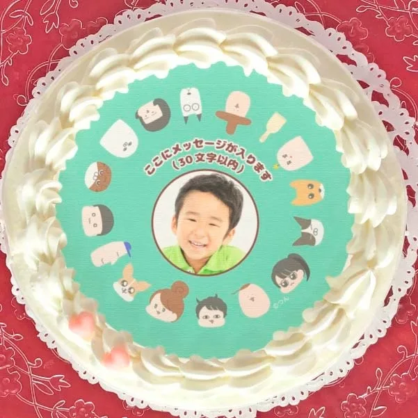 【写真メッセージ入り】プリケーキ【特典缶バッジ付き】[つん]