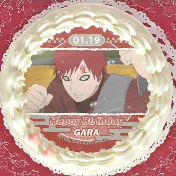 バースデープリケーキ2024（我愛羅）【特典缶バッジ付き】[NARUTO-ナルト- 疾風伝]