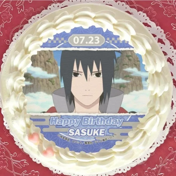 バースデープリケーキ2024（うちはサスケ）【特典缶バッジ付き】[NARUTO-ナルト- 疾風伝]
