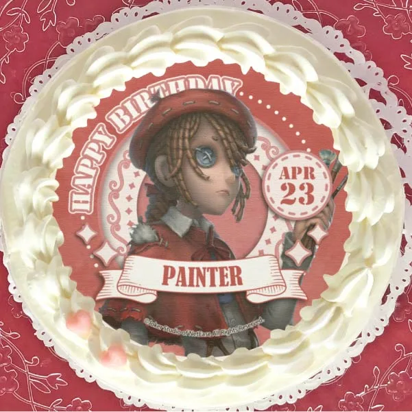 バースデープリケーキ2024（画家）【特典缶バッジ付き】[Identity V 第五人格]