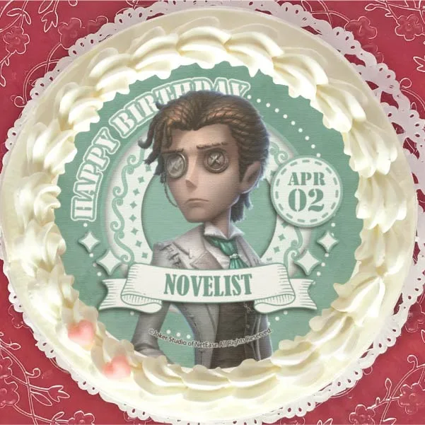 バースデープリケーキ2024（小説家）【特典缶バッジ付き】[Identity V 第五人格]