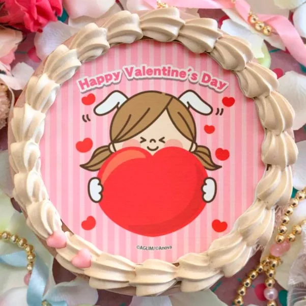 バレンタインプリケーキ2024【特典缶バッジ付き】[かわいい主婦の１日]