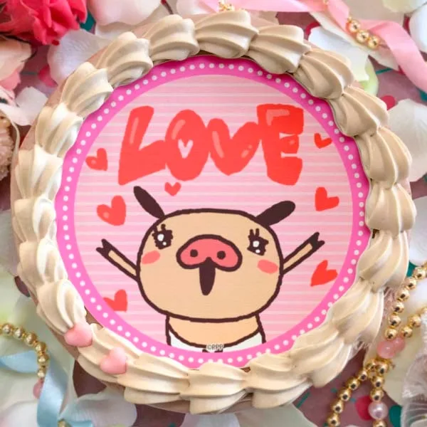 バレンタインプリケーキ2024（ラブ）【特典缶バッジ付き】[パンパカパンツ]