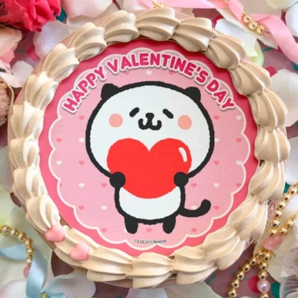 バレンタインプリケーキ2024【特典缶バッジ付き】[パンダねこ]