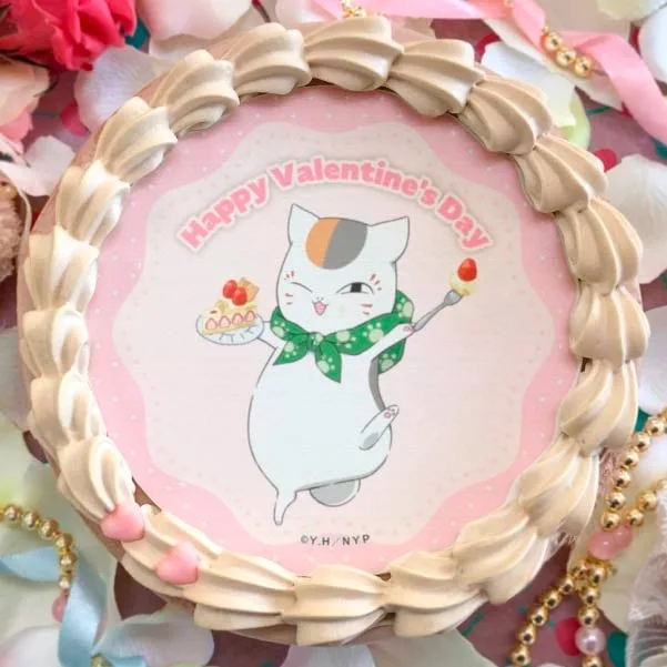 バレンタインプリケーキ2024（ニャンコ先生(描きおろし)）【特典缶バッジ付き】[夏目友人帳]