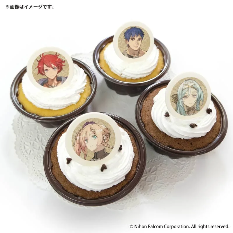 プリカップケーキ（アドル＆カージャ＆ドギ＆リラ）【特典缶バッジ付き】[イースX -NORDICS-]