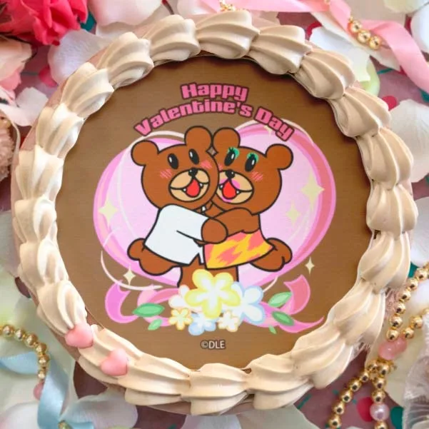 バレンタインプリケーキ2024（ラブラブ）【特典缶バッジ付き】[秘密結社 鷹の爪]