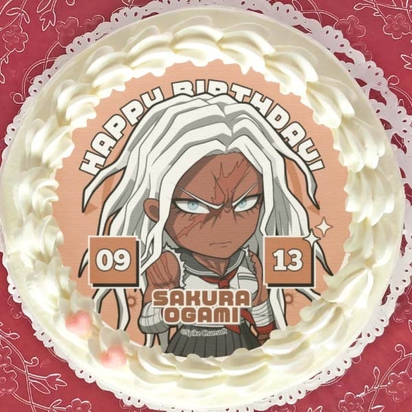 ダンガンロンパ 大神さくら 絶望缶バッジ バースデープリケーキ2024（大神さくら）【特典缶バッジ付き