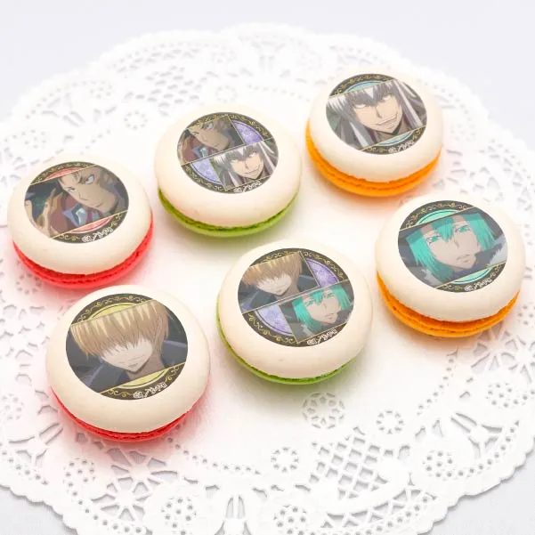 プリマカロン6個セット（XANXUS＆スペルビ・スクアーロ＆ベルフェゴール＆フラン）【特典缶バッジ付き】[家庭教師ヒットマンREBORN!]
