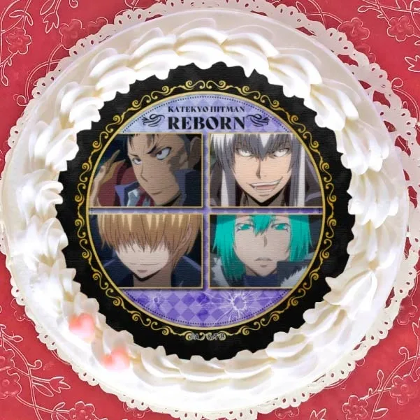 プリケーキ（XANXUS＆スペルビ・スクアーロ＆ベルフェゴール＆フラン）【特典缶バッジ付き】[家庭教師ヒットマンREBORN!]