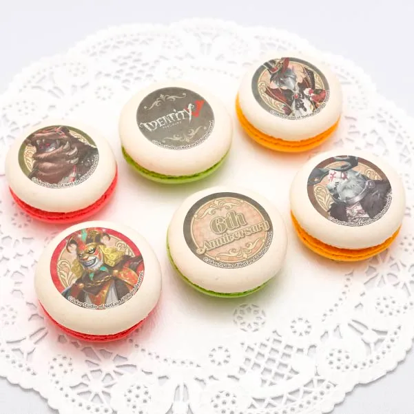 6周年記念プリマカロン6個セット（復讐者＆リッパー＆道化師＆断罪狩人）【特典缶バッジ付き】[Identity V 第五人格]