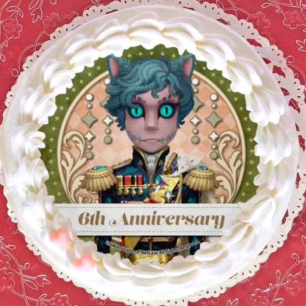 6周年記念プリケーキ（傭兵）【特典缶バッジ付き】[Identity V 第五人格]