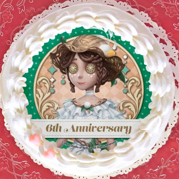 6周年記念プリケーキ（庭師）【特典缶バッジ付き】[Identity V 第五人格]