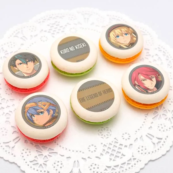 プリマカロン6個セット（黎の軌跡(ヴァン&アニエス&フェリ＆アーロン)）【特典缶バッジ付き】[英雄伝説「軌跡」シリーズ]