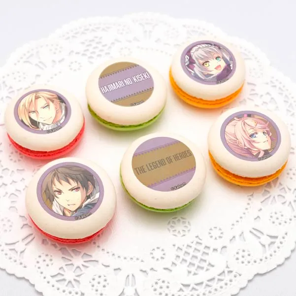 プリマカロン6個セット（創の軌跡(ルーファス&ラピス&スウィン＆ナーディア)）【特典缶バッジ付き】[英雄伝説「軌跡」シリーズ]