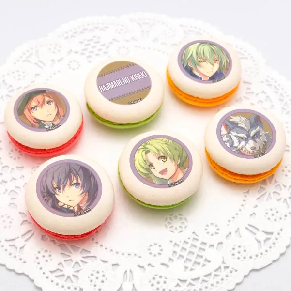 プリマカロン6個セット（創の軌跡(ノエル&ワジ&リーシャ&キーア＆ツァイト)）【特典缶バッジ付き】[英雄伝説「軌跡」シリーズ]