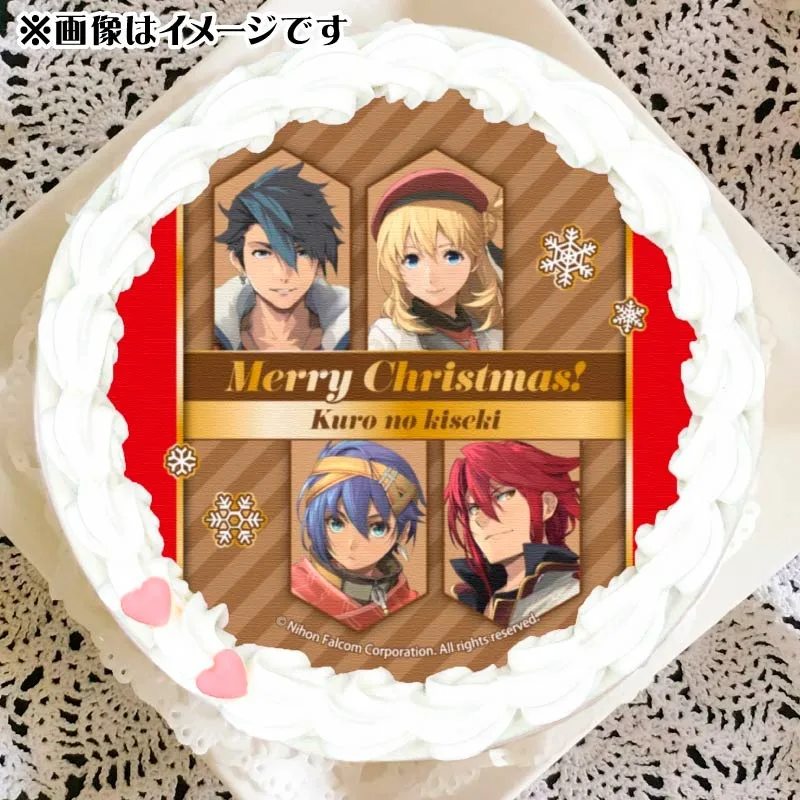 Xmasプリケーキ2024（黎の軌跡(ヴァン＆アニエス＆フェリ＆アーロン)）【特典缶バッジ付き】[英雄伝説「軌跡」シリーズ]