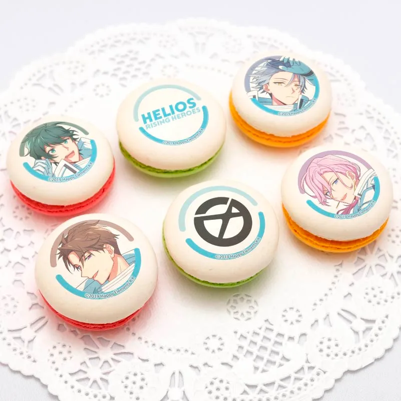 プリマカロン6個セット（セイジ＆ニコ＆ジュード＆ビアンキ）【特典缶バッジ付き】[エリオスライジングヒーローズ]