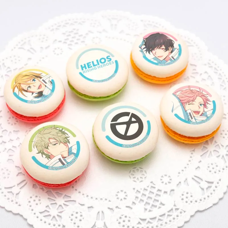 プリマカロン6個セット（ジュニア＆フェイス＆キース＆ディノ）【特典缶バッジ付き】[エリオスライジングヒーローズ]