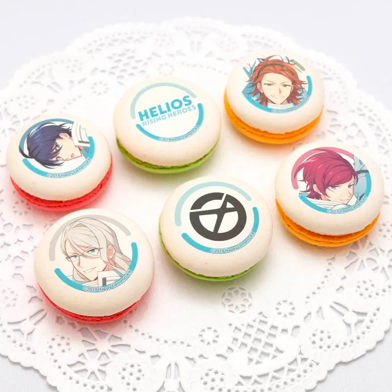 プリマカロン6個セット（レン＆ガスト＆ヴィクター＆マリオン）【特典缶バッジ付き】[エリオスライジングヒーローズ]