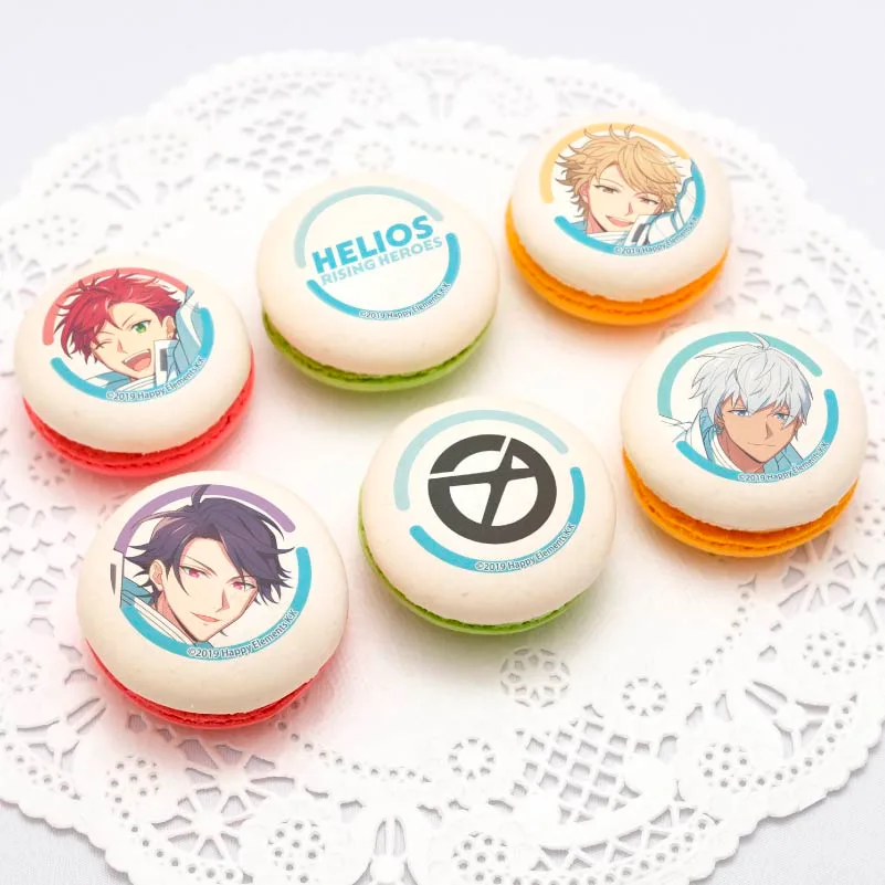 プリマカロン6個セット（アキラ＆ウィル＆ブラッド＆オスカー）【特典缶バッジ付き】[エリオスライジングヒーローズ]
