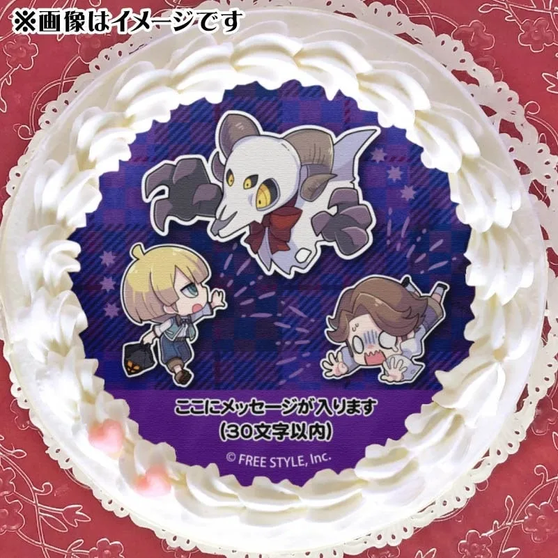 【メッセージ入り】プリケーキ（A柄）【特典缶バッジ付き】[オバケイドロ！]