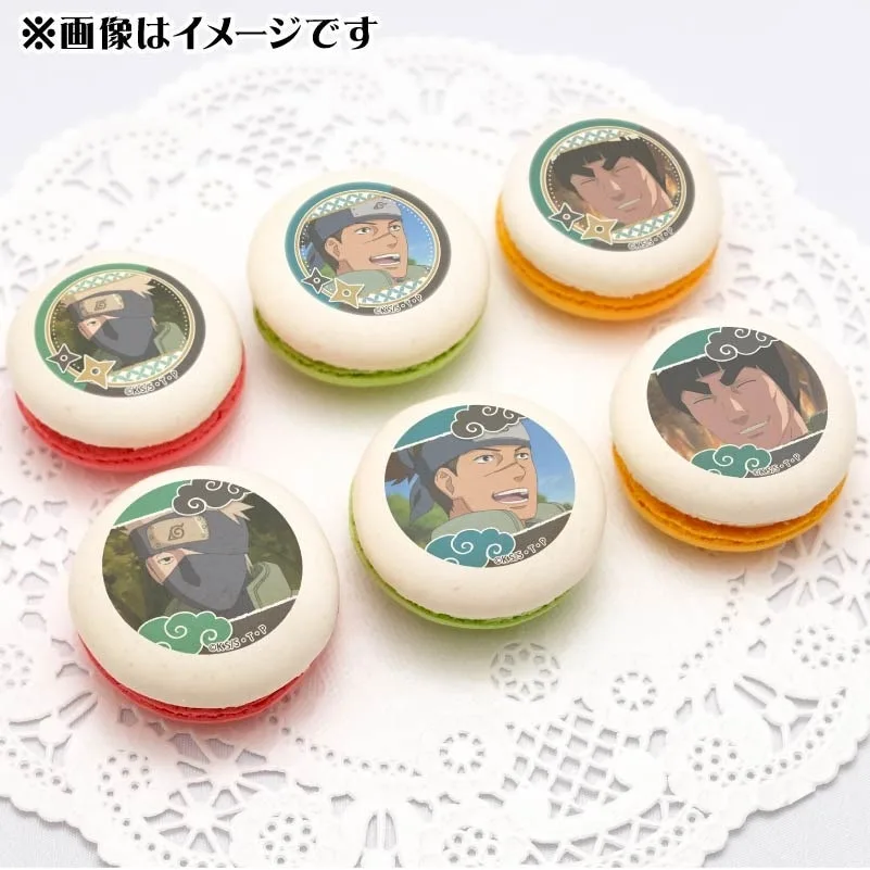 プリマカロン6個セット（はたけカカシ&うみのイルカ&マイト・ガイ）【特典缶バッジ付き】[NARUTO-ナルト- 疾風伝]
