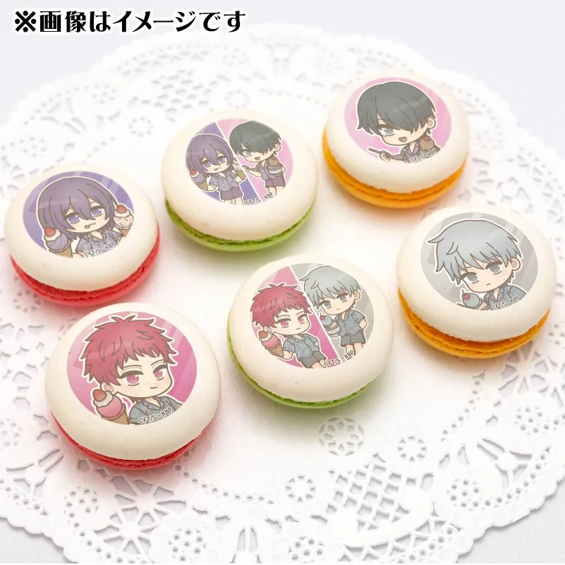 プリマカロン6個セット2024（紫原敦＆氷室辰也＆赤司征十郎＆黛千尋）【特典缶バッジ付き】[黒子のバスケ]