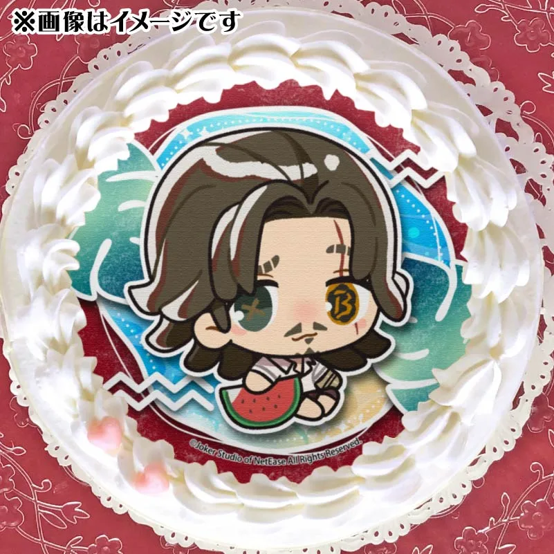 サマーデザインプリケーキ（一等航海士（描きおこし））【特典缶バッジ付き】[Identity V 第五人格]