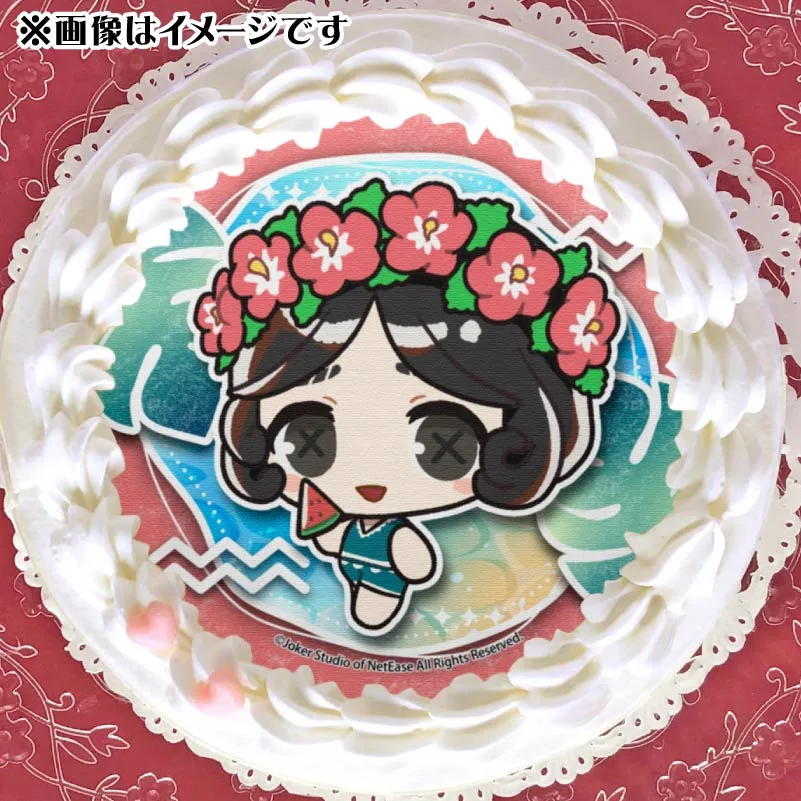 サマーデザインプリケーキ（踊り子（描きおこし））【特典缶バッジ付き】[Identity V 第五人格]