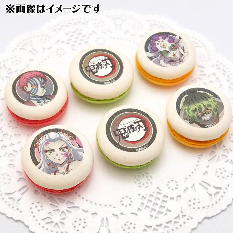 プリマカロン6個セット（猗窩座&堕姫&妓夫太郎&玉壺）【特典無し】[鬼滅の刃]