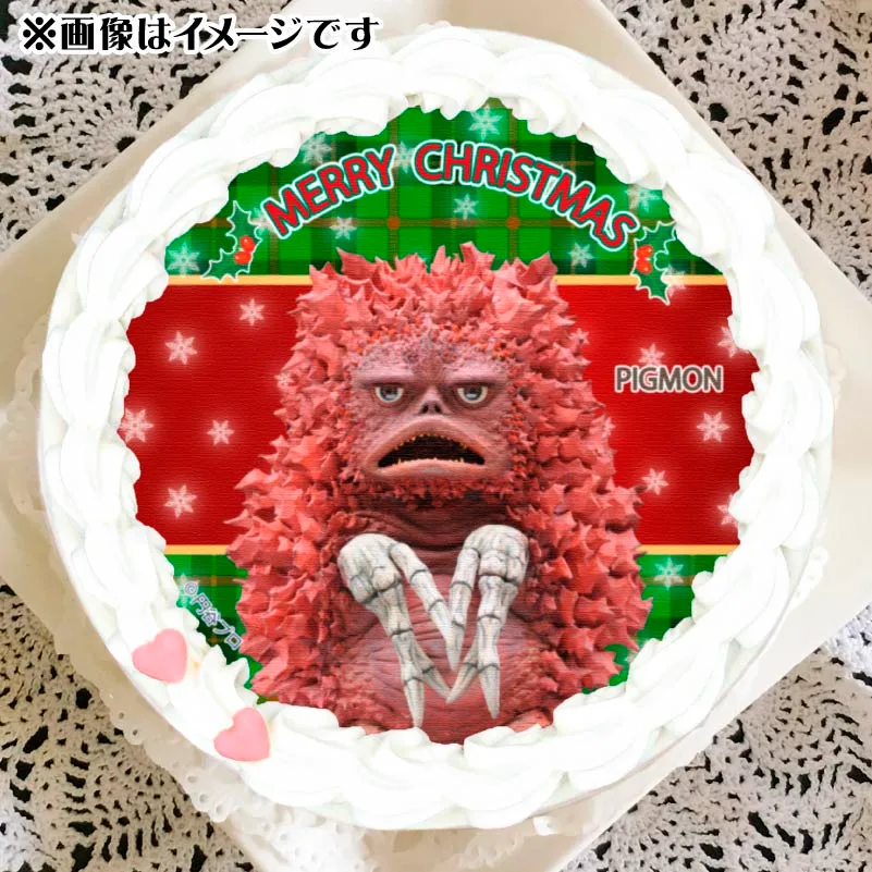 Xmasプリケーキ2024（ピグモン《B》）【特典缶バッジ付き】[ウルトラマンシリーズ]