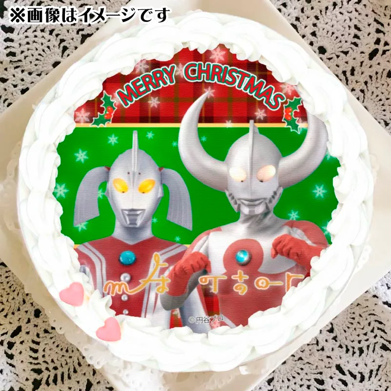 Xmasプリケーキ2024（ウルトラの父＆ウルトラの母）【特典缶バッジ付き】[ウルトラマンシリーズ]