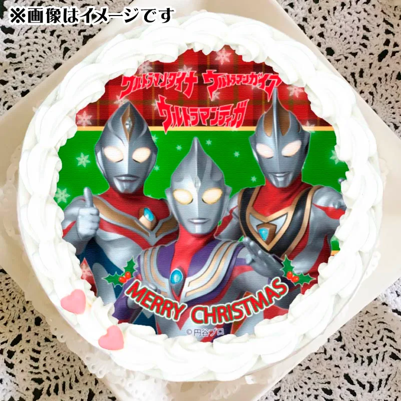 Xmasプリケーキ2024（ウルトラマンティガ＆ウルトラマンダイナ＆ウルトラマンガイア）【特典缶バッジ付き】[ウルトラマンシリーズ]