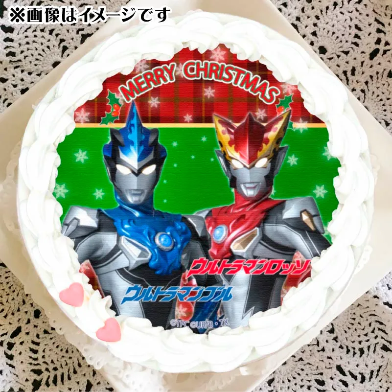 Xmasプリケーキ2024（ウルトラマンロッソ＆ウルトラマンブル）【特典缶バッジ付き】[ウルトラマンシリーズ]