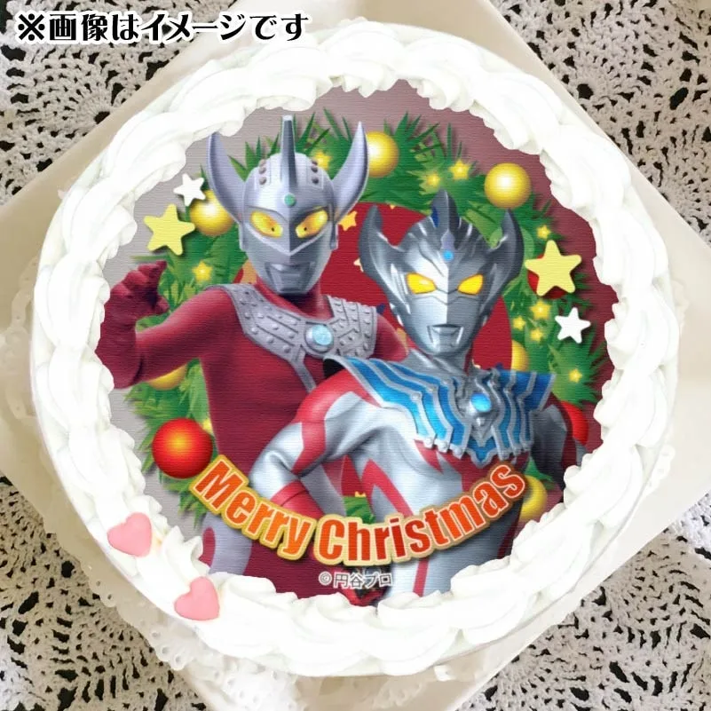 Xmasプリケーキ2024（ウルトラマンタロウ＆ウルトラマンタイガ）【特典缶バッジ付き】[ウルトラマンシリーズ]