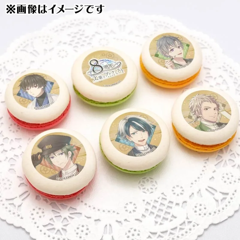 プリマカロン6個セット（尾崎放哉＆種田山頭火＆正岡子規＆高浜虚子＆河東碧梧桐）【特典ポストカード付き】[文豪とアルケミスト]