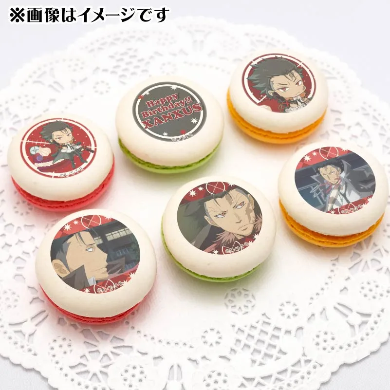 バースデープリマカロン6個セット2024（XANXUS（2019再販））【特典缶バッジ付き】[家庭教師ヒットマンREBORN!]