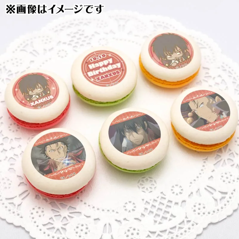 バースデープリマカロン6個セット2024（XANXUS（2020再販））【特典缶バッジ付き】[家庭教師ヒットマンREBORN!]