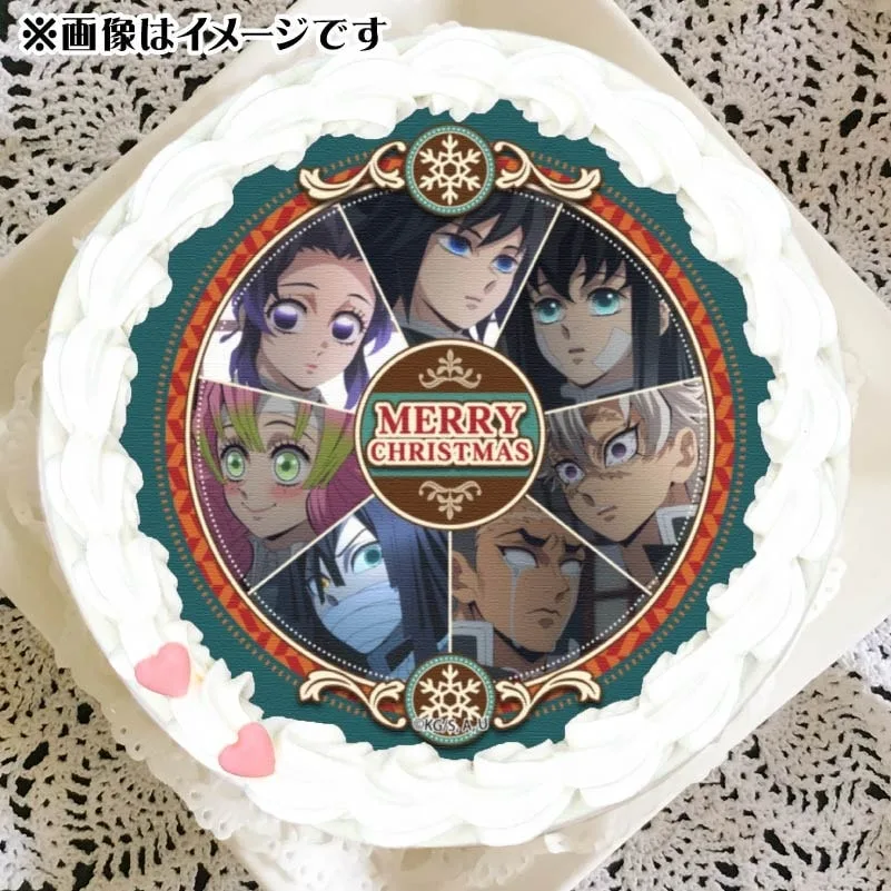 Xmasプリケーキ2024（冨岡義勇＆時透無一郎＆胡蝶しのぶ＆甘露寺蜜璃＆伊黒小芭内＆不死川実弥＆悲鳴嶼行冥）【特典無し】[鬼滅の刃]