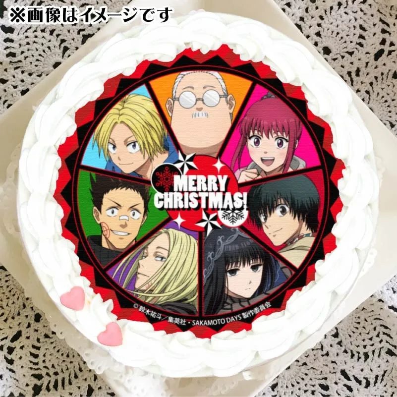 Xmasプリケーキ2024（集合）【特典缶バッジ付き】[SAKAMOTO DAYS]