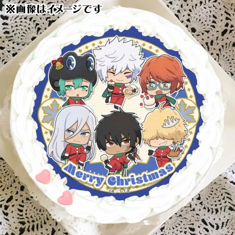 Xmasプリケーキ2024（XANXUS＆スペルビ・スクアーロ＆ベルフェゴール＆フラン＆白蘭＆入江正一（描きおこし））【特典缶バッジ付き】[家庭教師ヒットマンREBORN!]