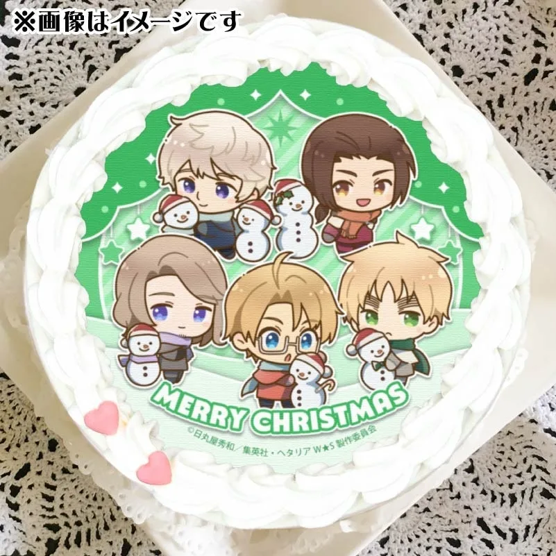 Xmasプリケーキ2024（アメリカ&イギリス&フランス&ロシア&中国）【特典缶バッジ付き】[ヘタリアWorld★Stars]