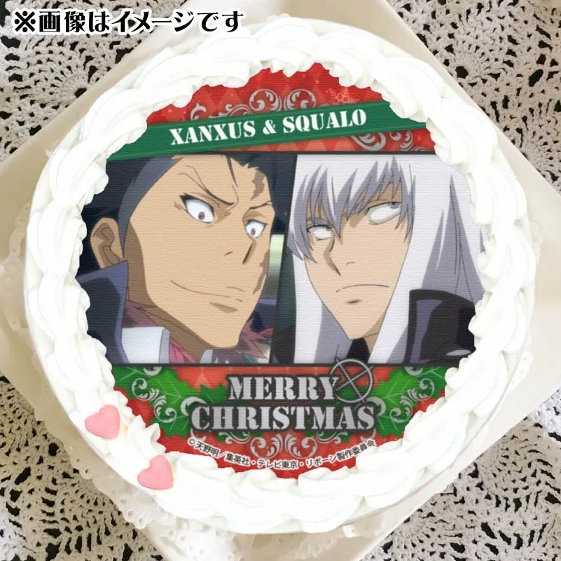 Xmasプリケーキ2024（XANXUS＆スクアーロ（2021再販））【特典缶バッジ付き】[家庭教師ヒットマンREBORN!]