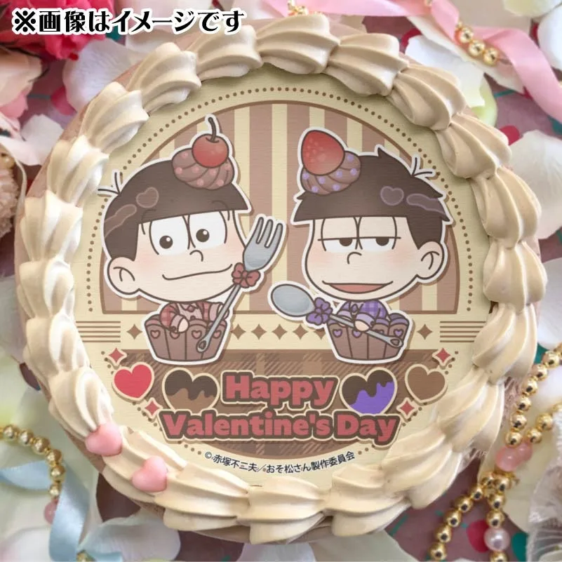 バレンタインプリケーキ2025（おそ松&一松）【特典缶バッジ付き】[おそ松さん]