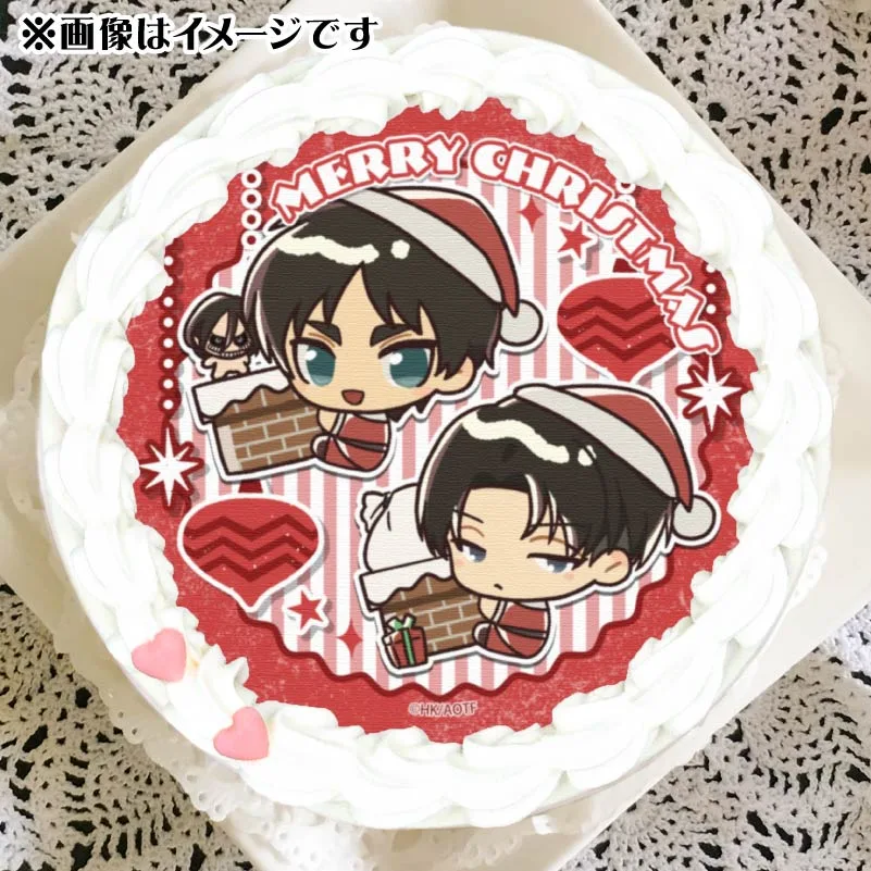 Xmasプリケーキ2024（エレン・イェーガー＆リヴァイ）【特典缶バッジ付き】[進撃の巨人]